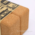 Eco-freonlik Cork Yoga Block Wholesale Natural Cork Block